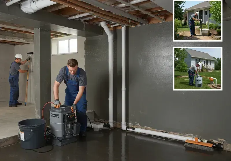 Basement Waterproofing and Flood Prevention process in Washington, IA